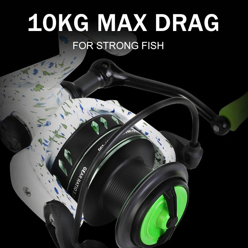 Billings Professional Spinning Fishing Reel With Heavy Metal Spool