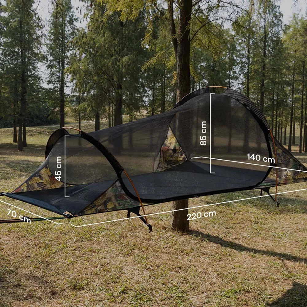 Night Cat Flat Lay Hammock Tent With Mosquito Net