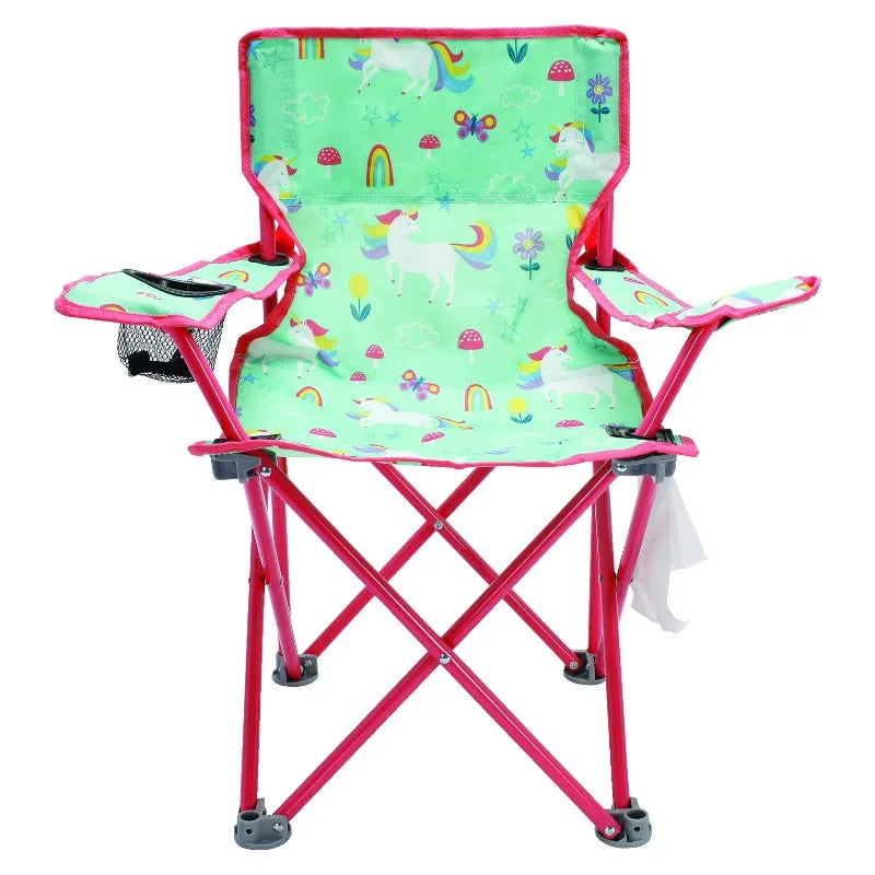 Kids Folding Camp Chair With Secure Safety Lock