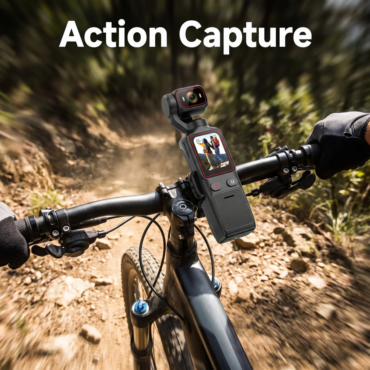 Handheld Three Axis Gimbal Camera For Vlogging And Travel