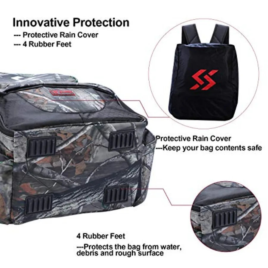 Waterproof Fishing Tackle Backpack With Storage Trays