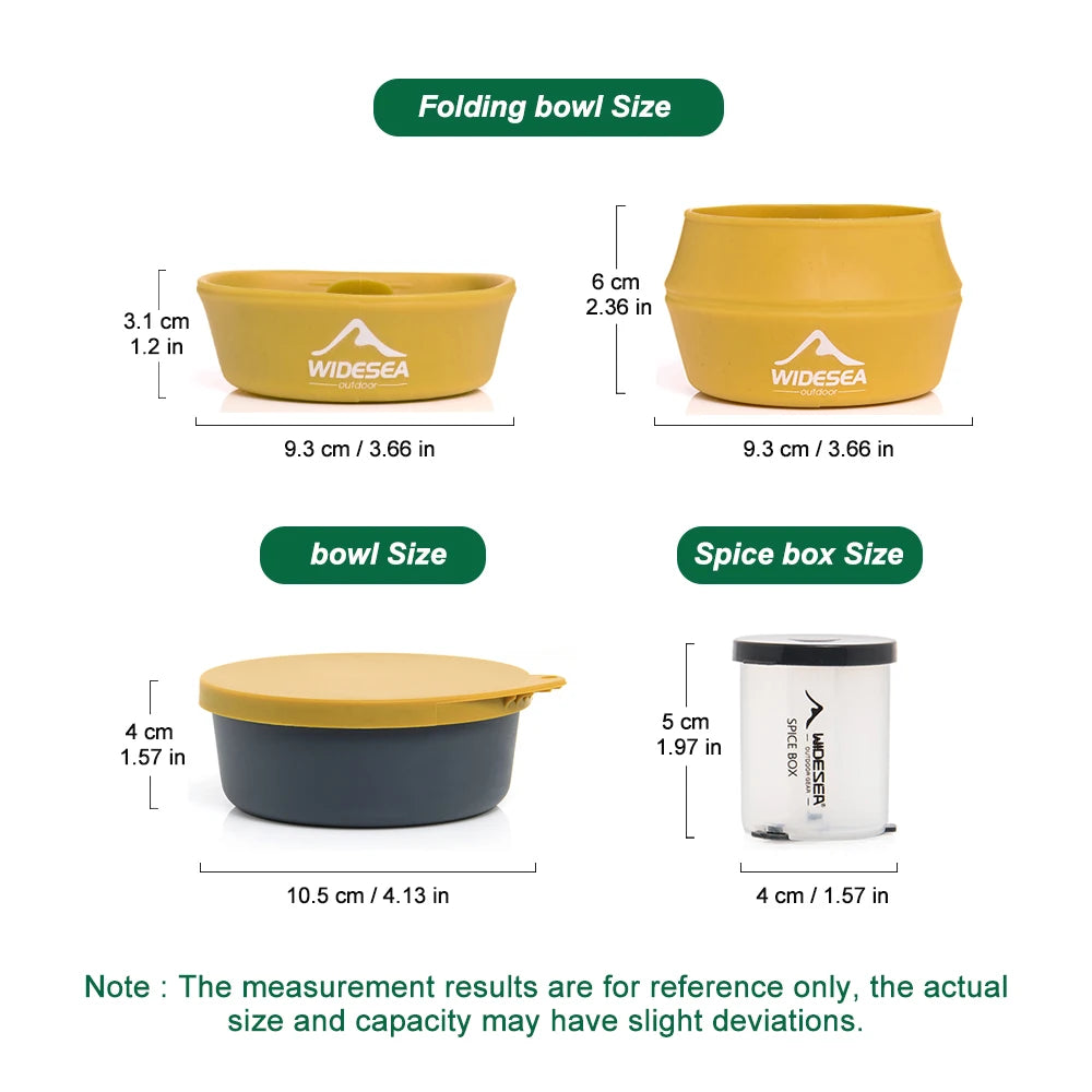 Widesea Portable Aluminum Camping Stove Set