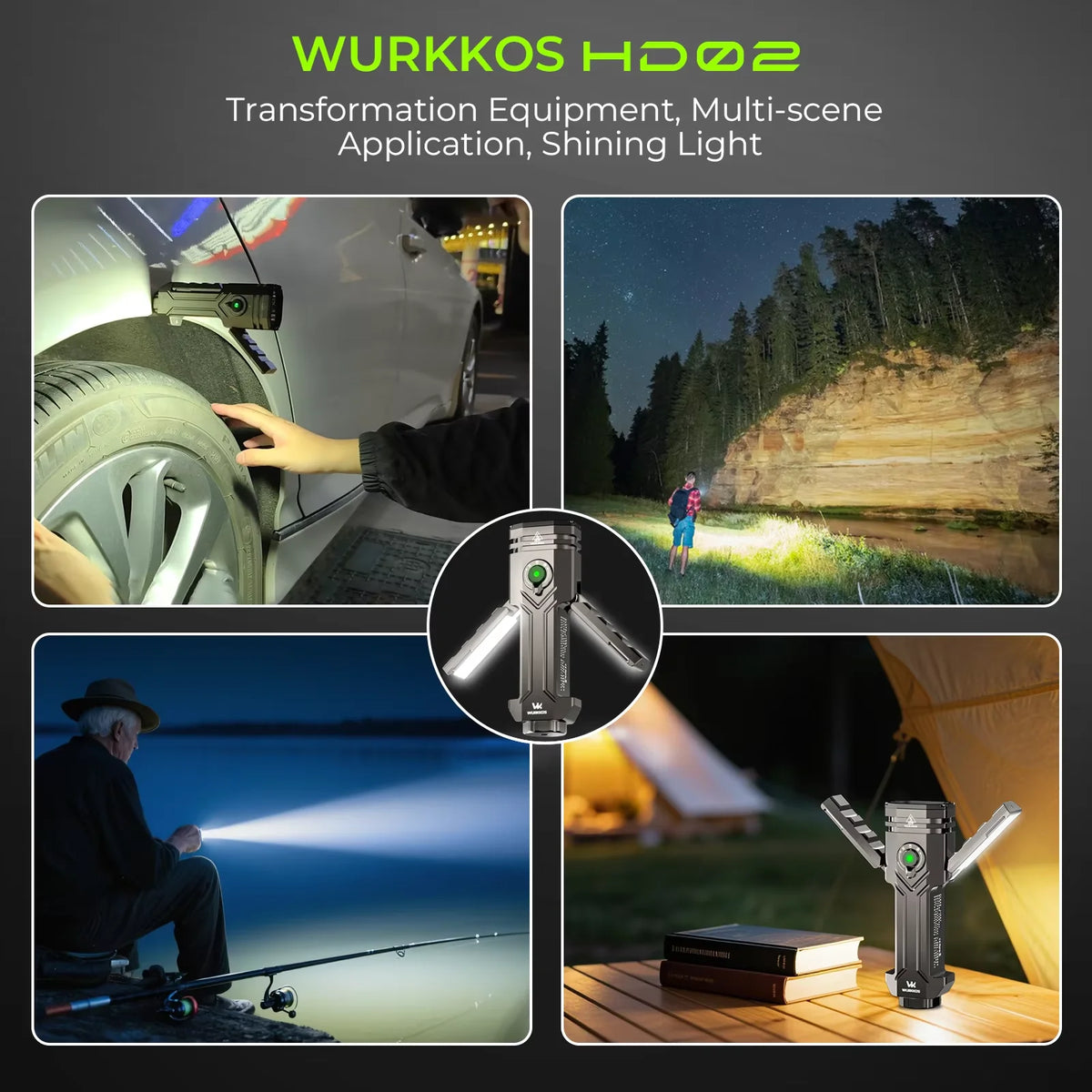 Wurkkos HD02 LED Camping And Outdoor Flashlight