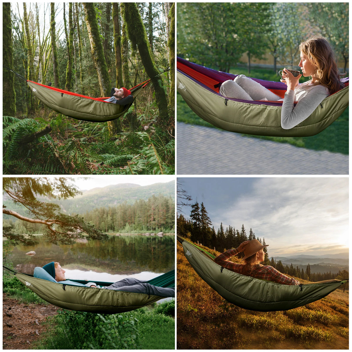 Night Cat Hammock Underquilt Insulated Sleeping Blanket for All Seasons