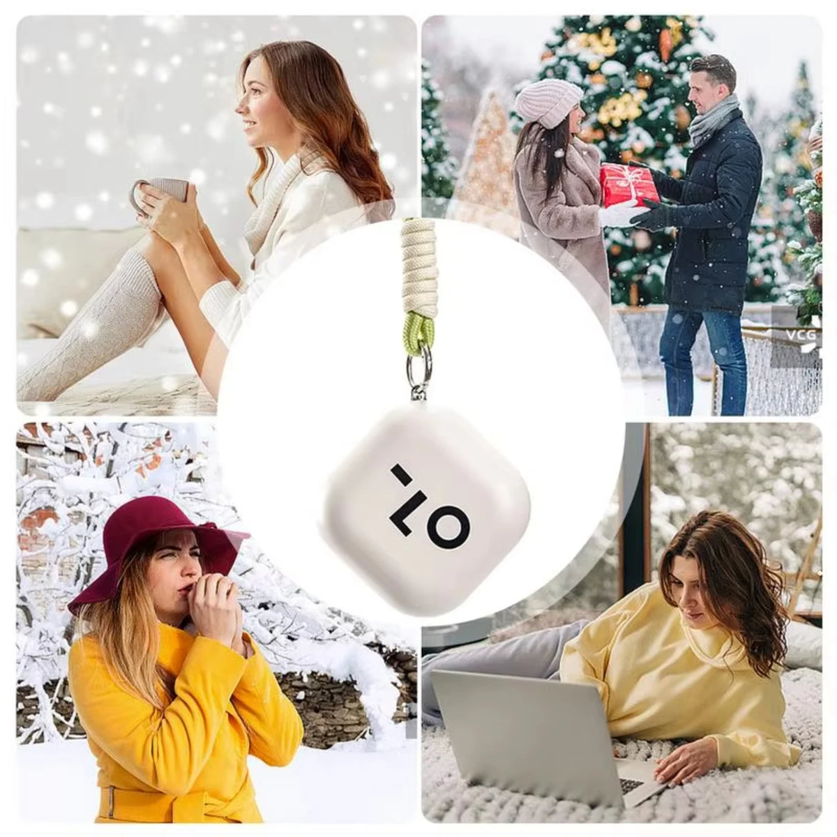 Portable Rechargeable Hand Warmer Pocket Heater USB
