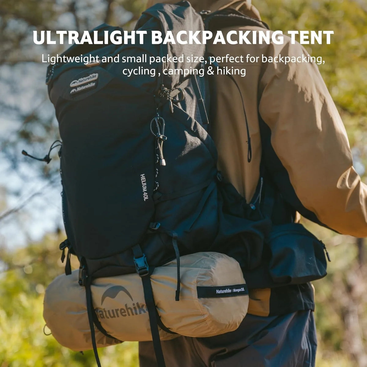 Naturehike Mongar Ultralight Backpacking Tent Waterproof Hiking Shelter