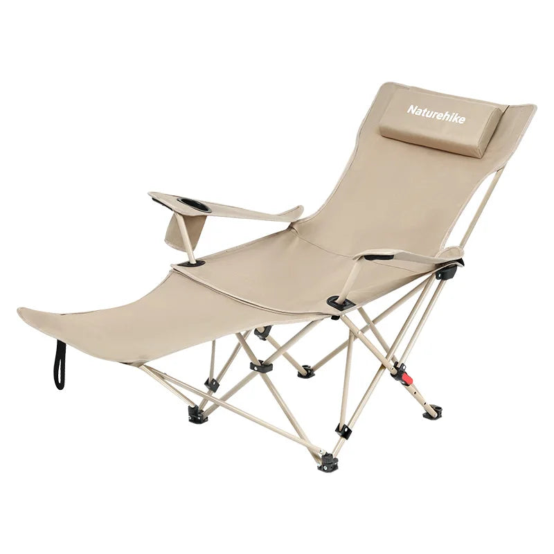 Naturehike Adjustable Folding Recliner Camping Chair With Footrest