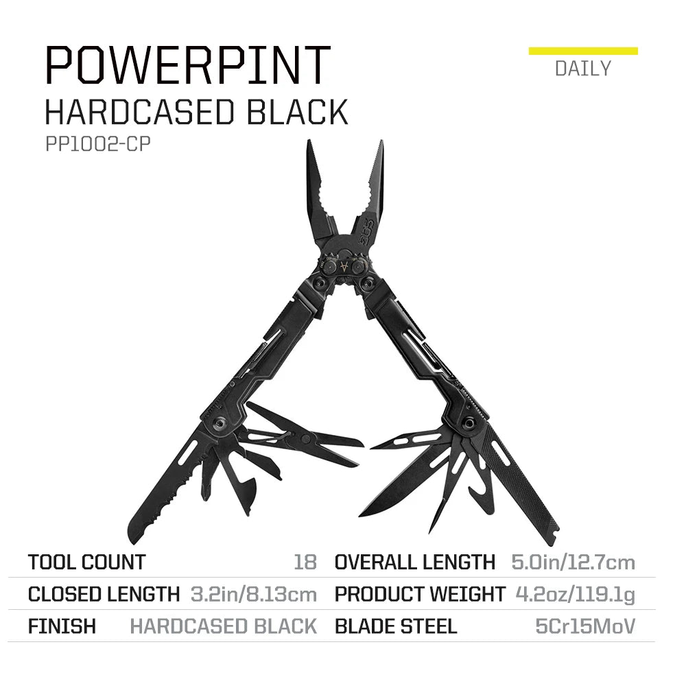 SOG PowerPint 18 In 1 Stainless Steel Multi Tool