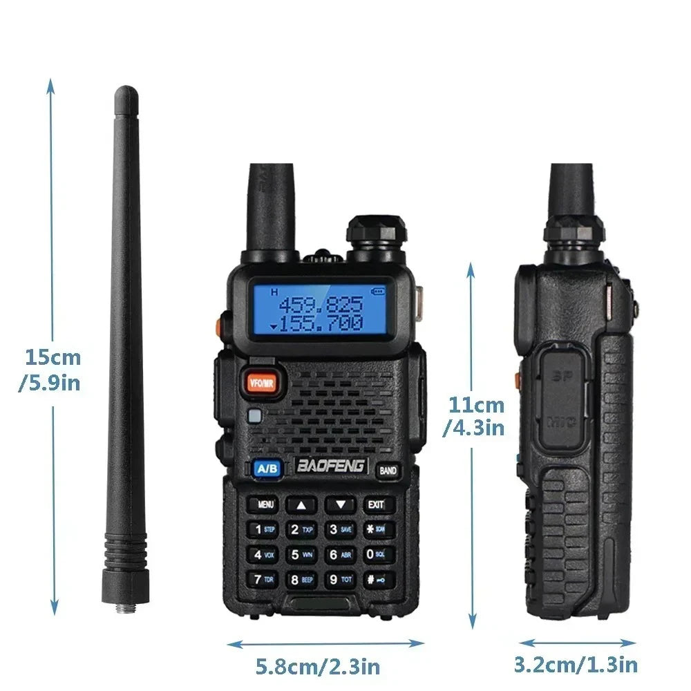 BAOFENG Dual Band Long Range Two Way Radio