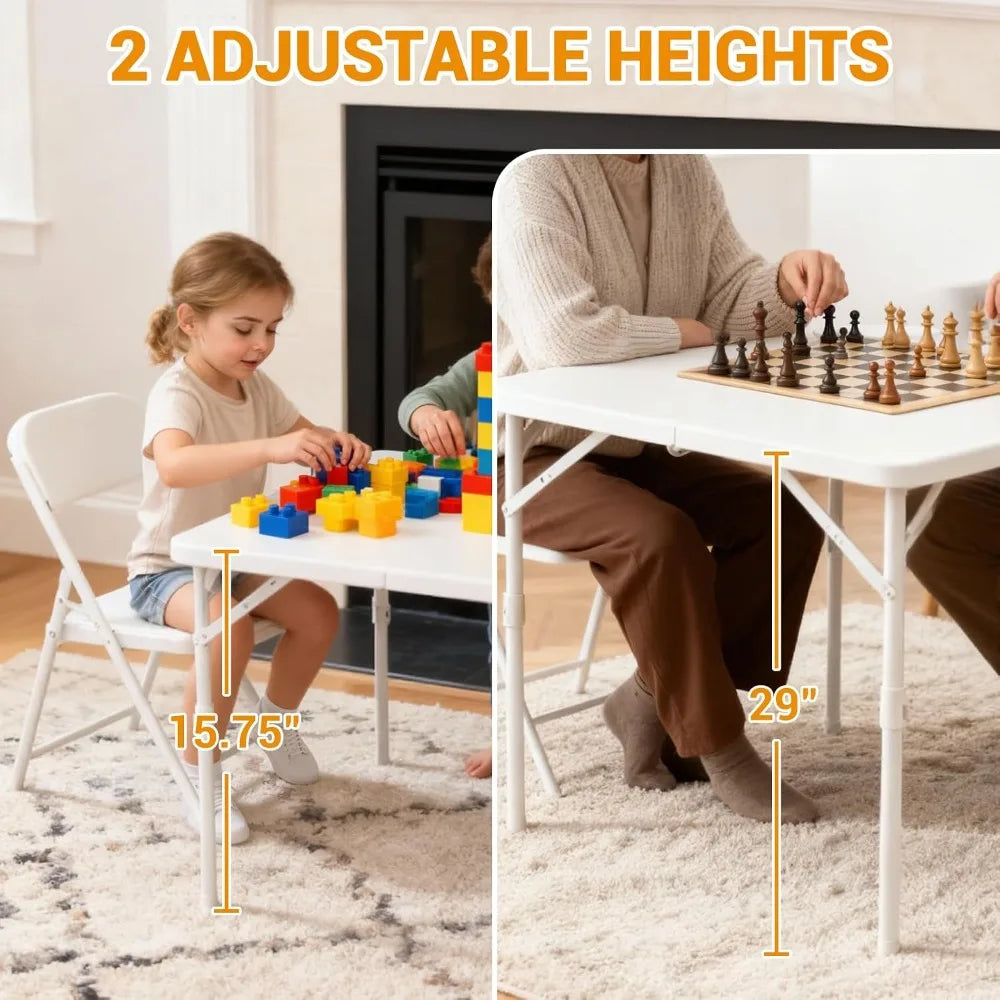 Garvee Portable Folding Table With Carrying Handle for Outdoor Use