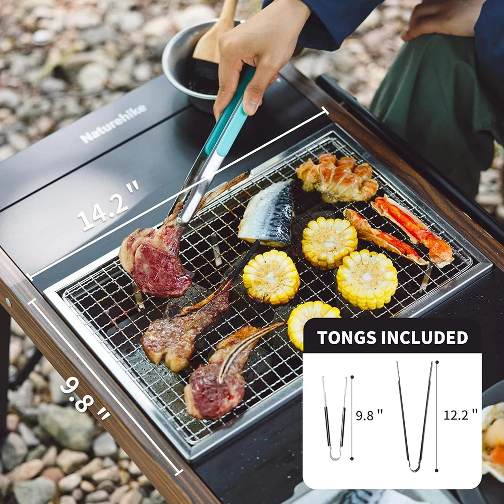 Naturehike Portable Folding Camping Charcoal Grill for IGT Table