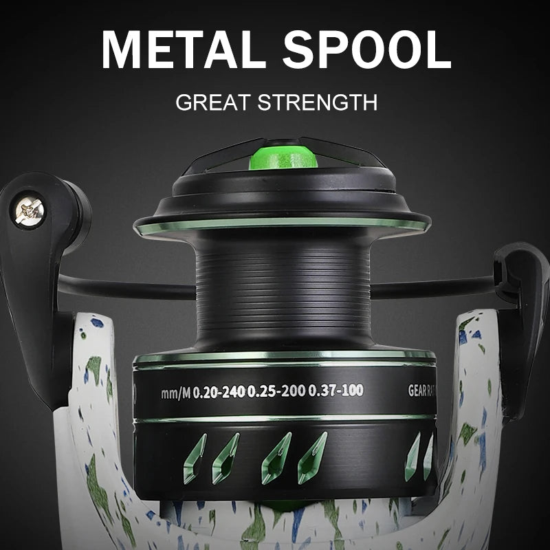 Billings Professional Spinning Fishing Reel With Heavy Metal Spool