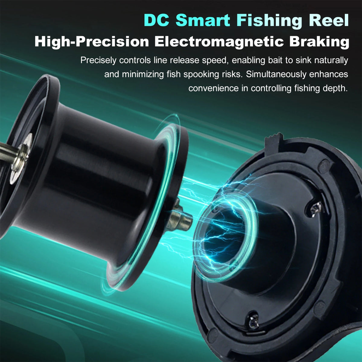 Shunmaii Electronic Brake Baitcasting Fishing Reel