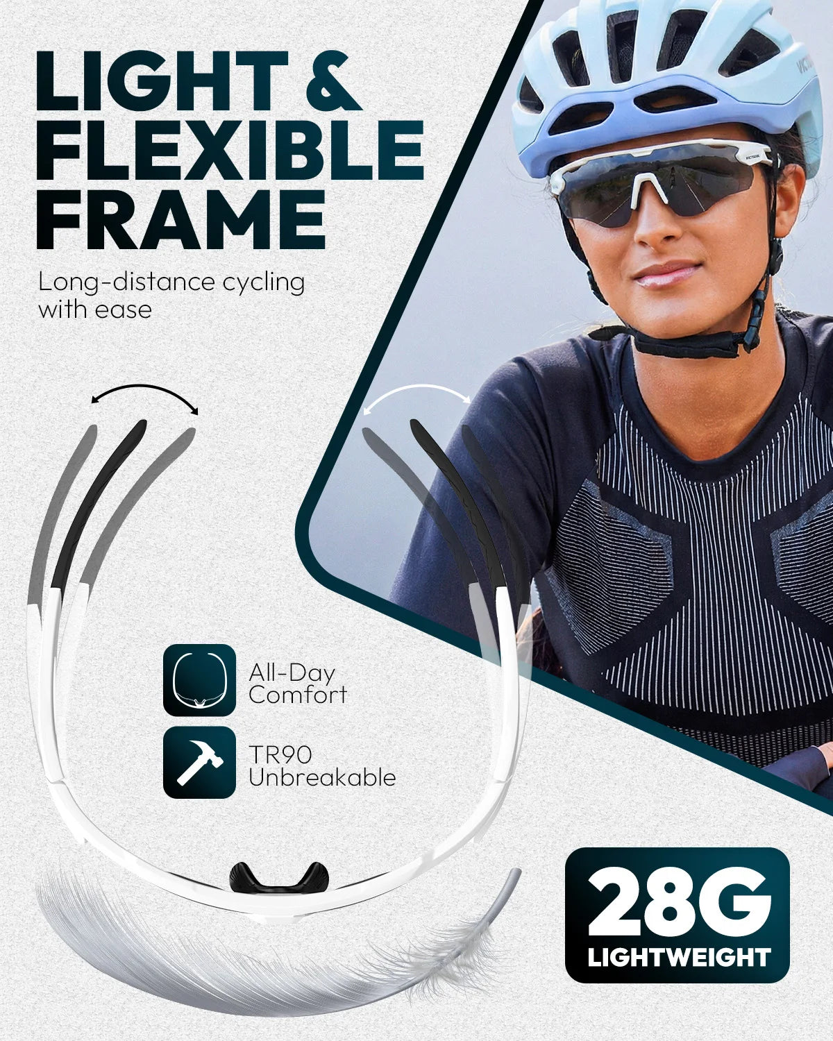 Polarized UV400 Cycling Sunglasses for Outdoor Sports