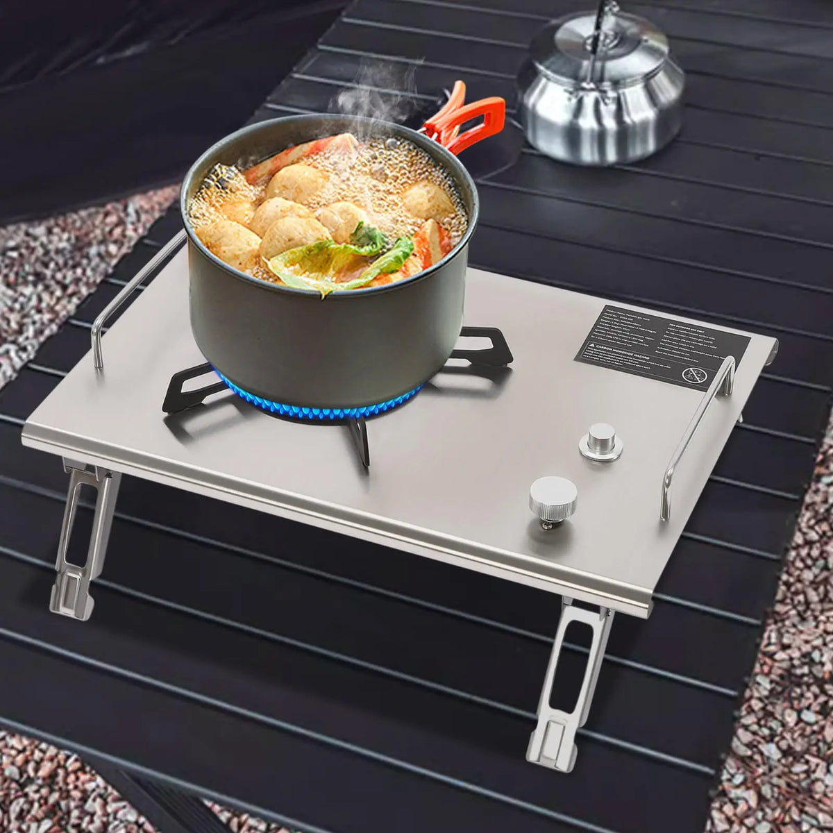 Foldable Portable Gas Camping Stove for Outdoor Cooking