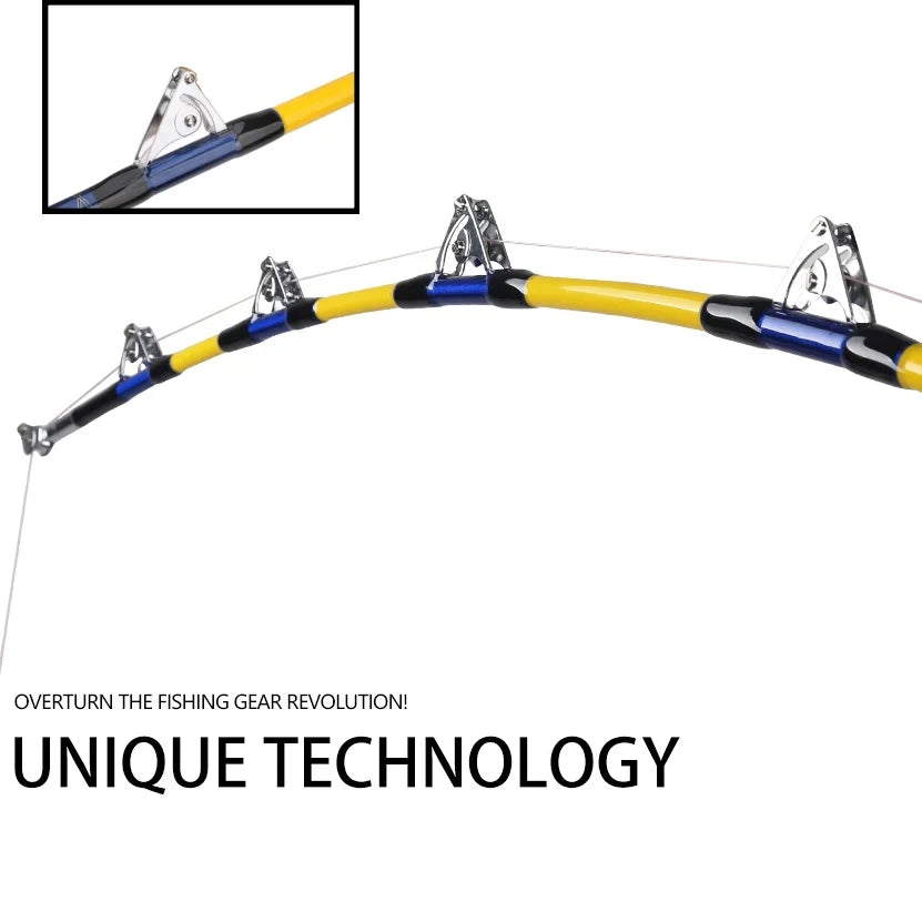 Saltwater Slow Jigging Offshore Trolling Boat Fishing Rod