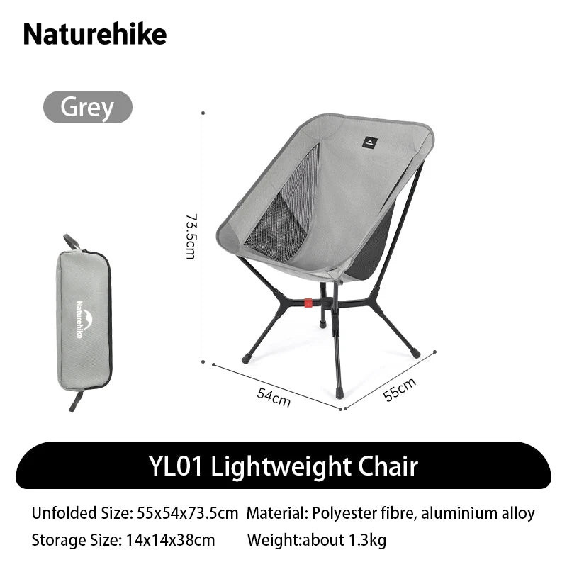 Naturehike Ultralight Folding Aluminum Alloy Camping Chair