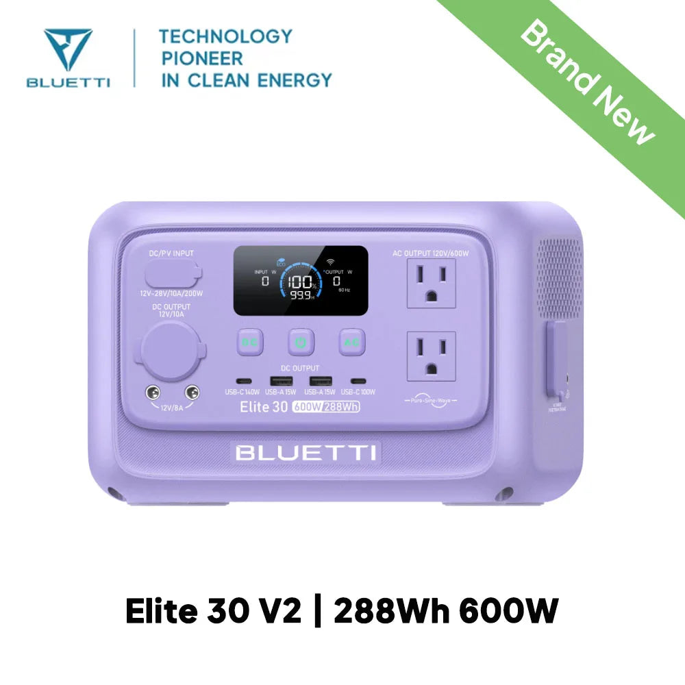 BLUETTI Elite 30 V2 Portable Power Station for Outdoor Backup
