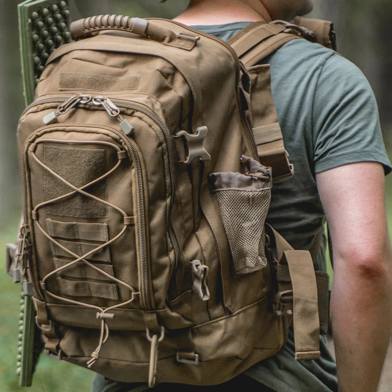 LQARMY Tactical Hiking Backpack for Camping and Travel