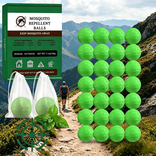 Mosquashield Natural Mosquito Repellent Balls for Indoor and Outdoor Use