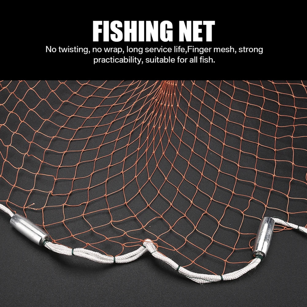 Saltwater And Freshwater Fishing Cast Net With Heavy Sinkers