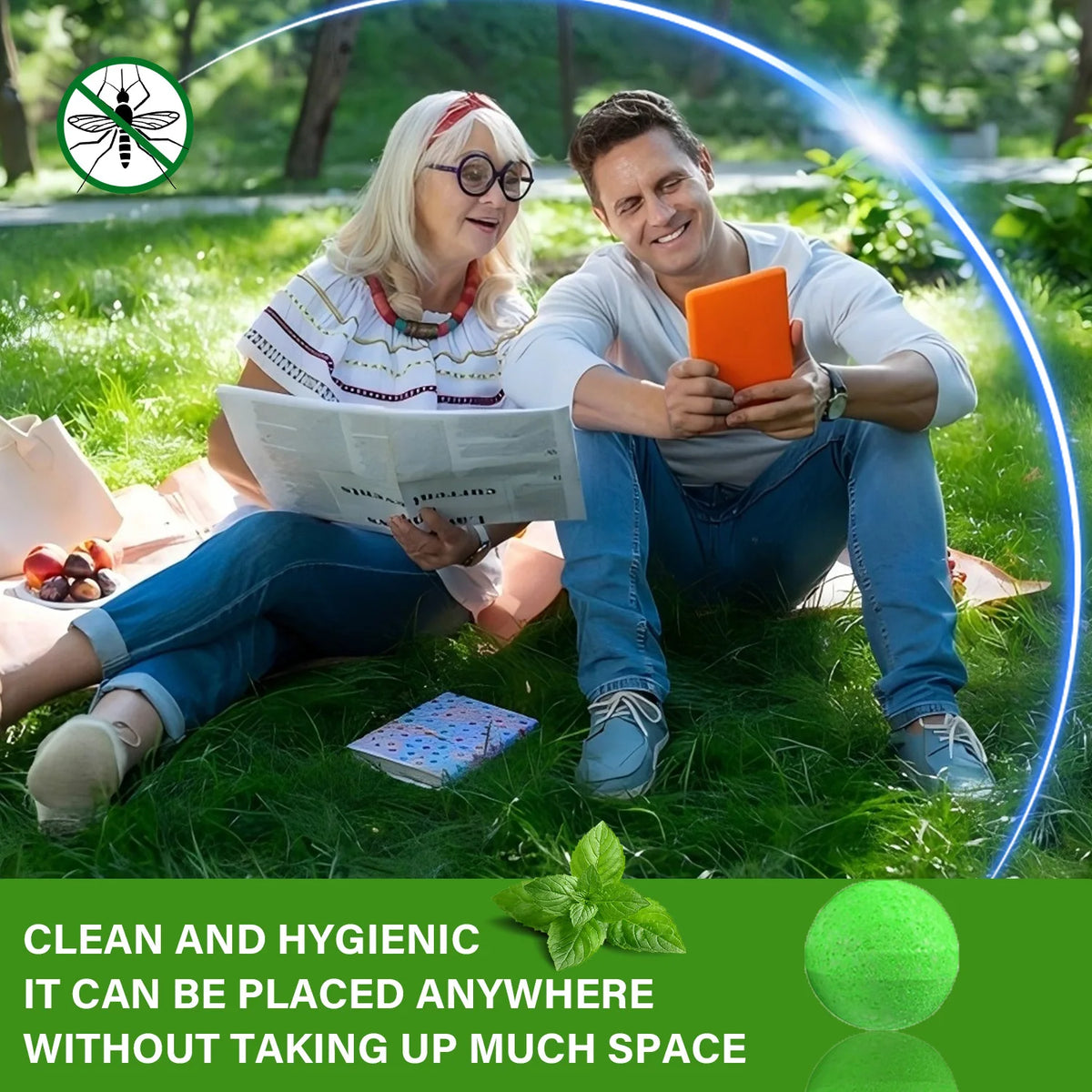Mosquashield Natural Mosquito Repellent Balls for Indoor and Outdoor Use