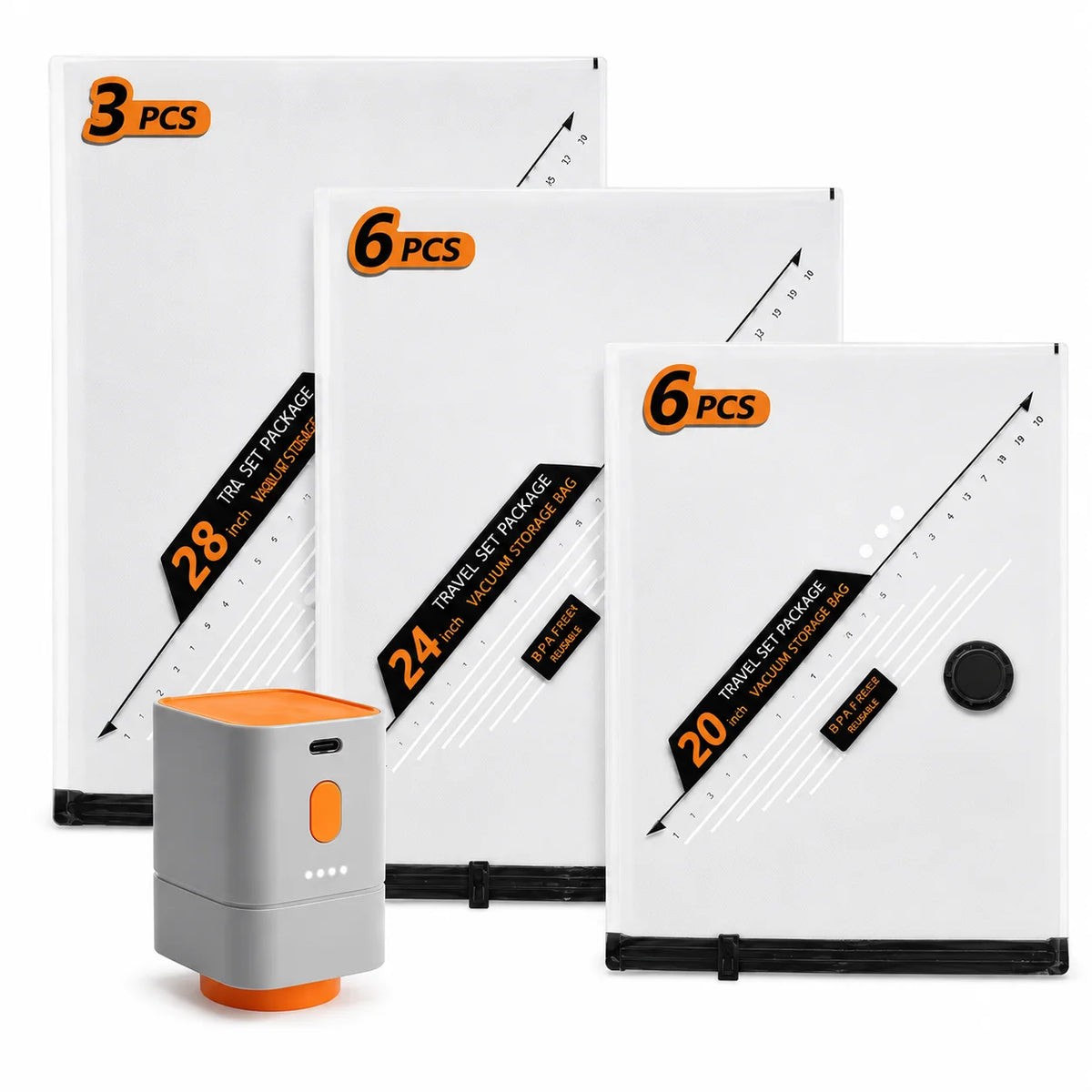 Cordless Electric Air Pump For Vacuum Storage Bags