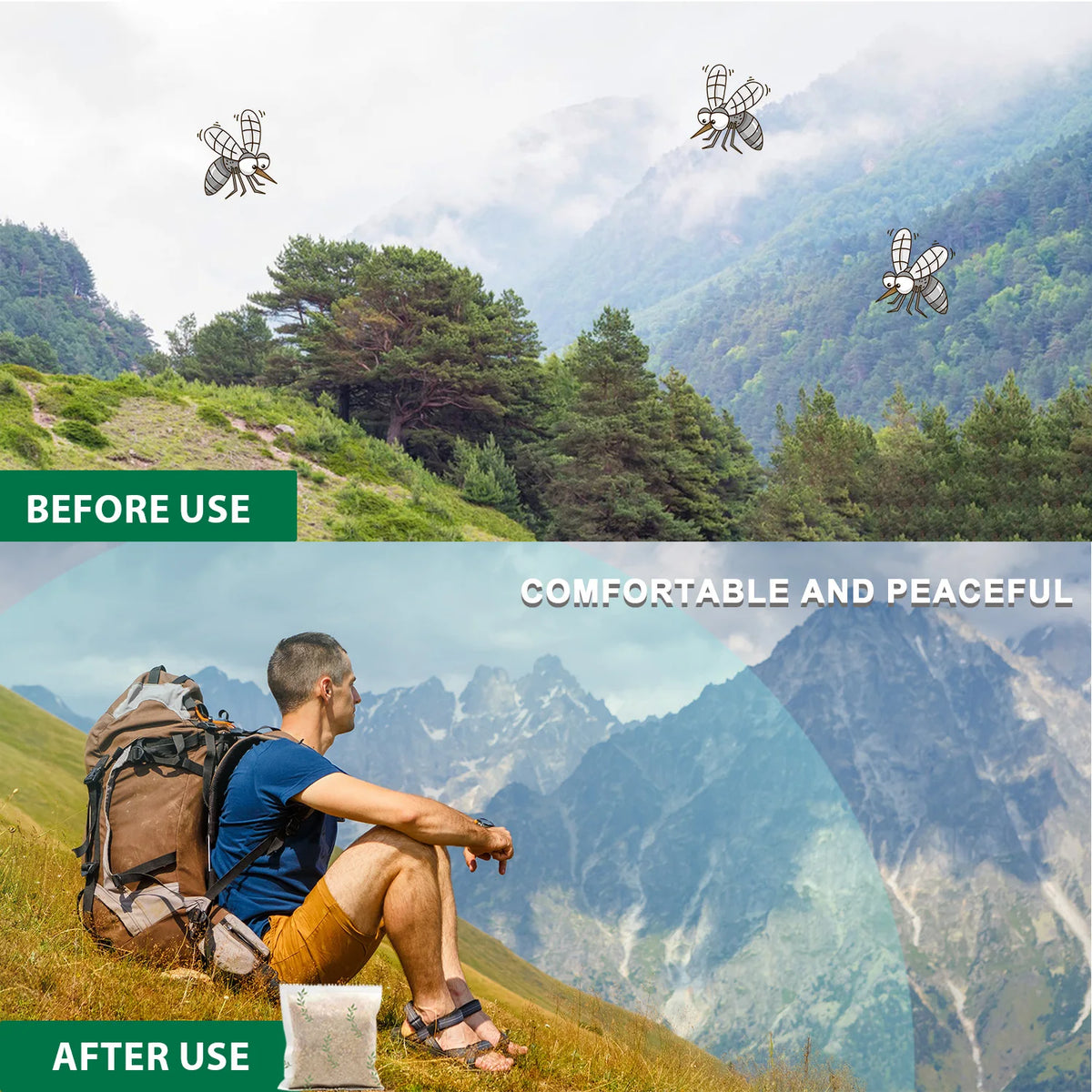 Mosquashield Natural Mosquito Repellent Sachets