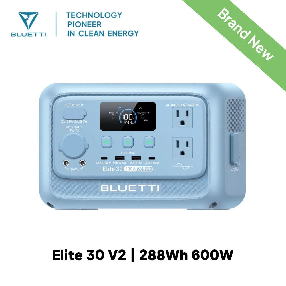 BLUETTI Elite 30 V2 Portable Power Station for Outdoor Backup