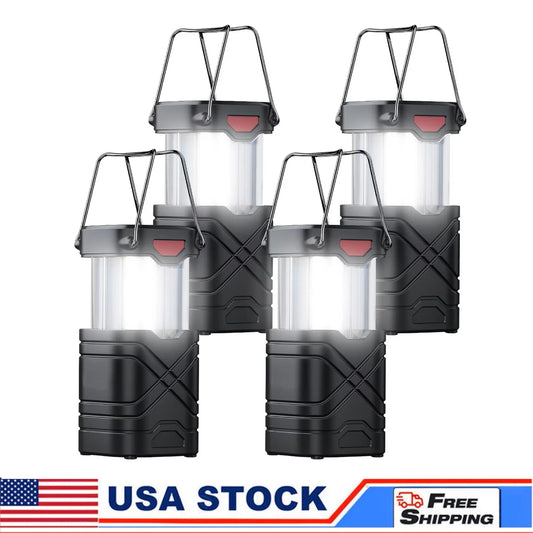 Rechargeable Solar Camping Lantern With LED Flashlight