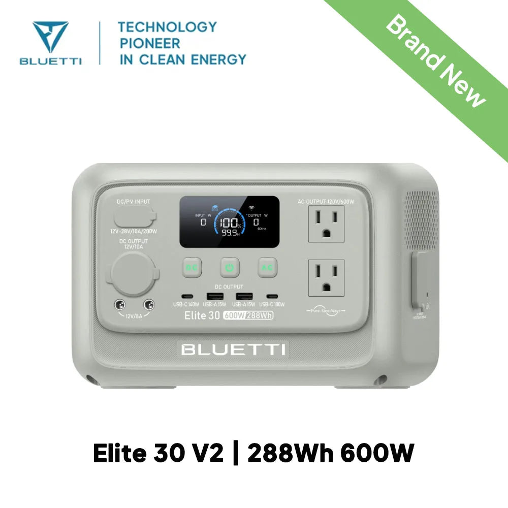 BLUETTI Elite 30 V2 Portable Power Station for Outdoor Backup
