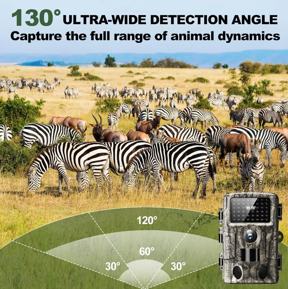4K Wildlife Trail Camera With Night Vision And Motion Detection