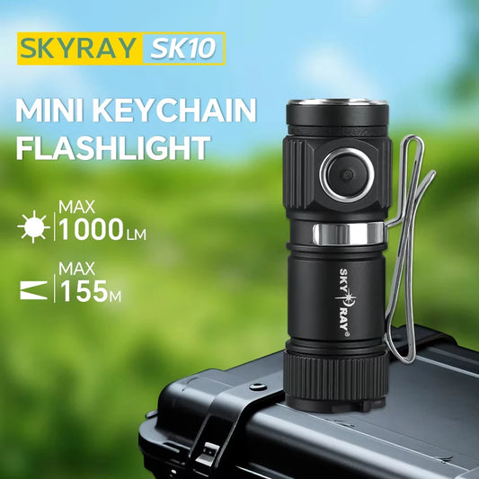 SKYRAY SK10 Magnetic Rechargeable LED Flashlight