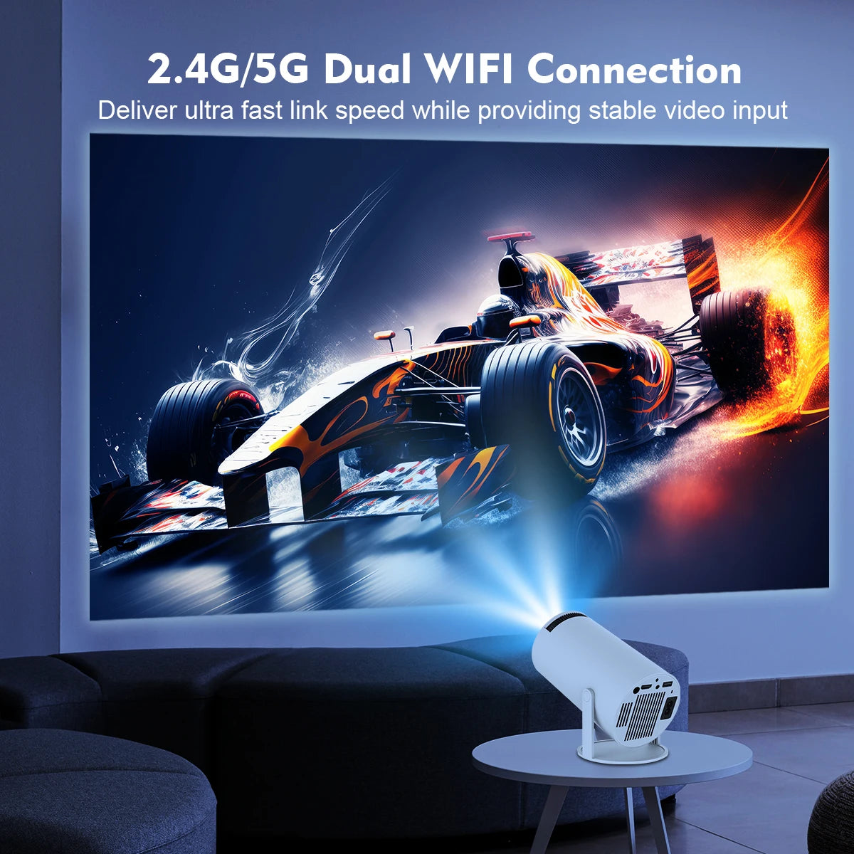 Magcubic HY300 Pro Android 8K Support Portable Projector
