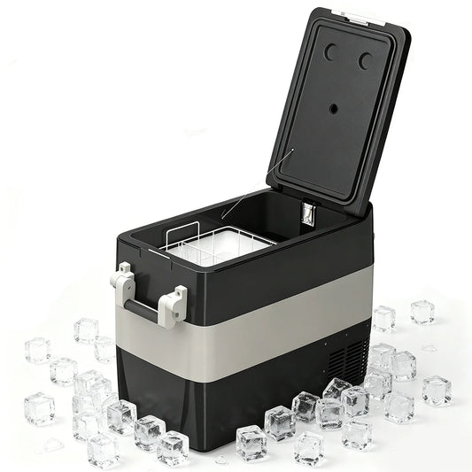 HiMISS Portable 12V Car Refrigerator Freezer for Camping and Travel
