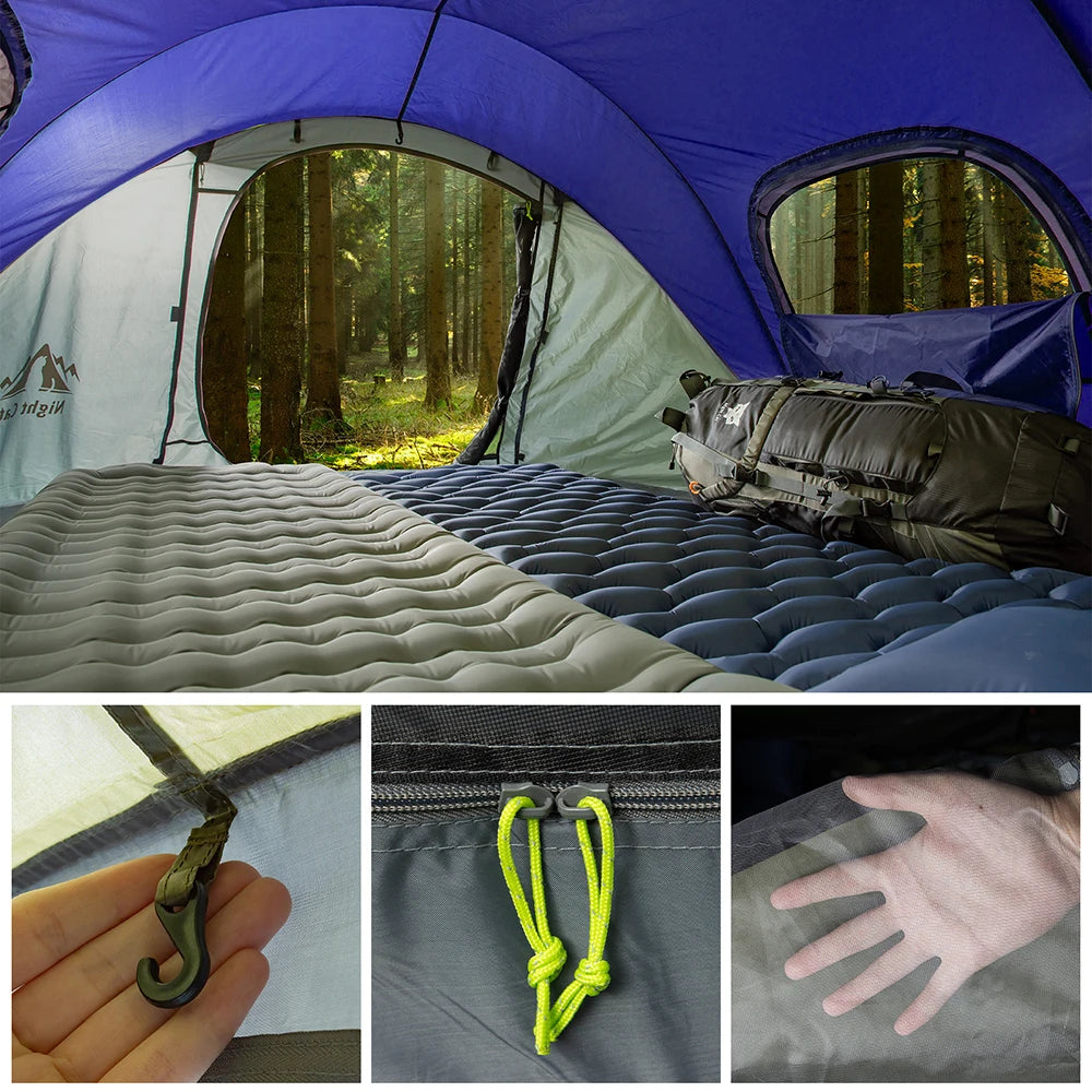 Night Cat Waterproof Pop Up Camping Tent With Easy Setup