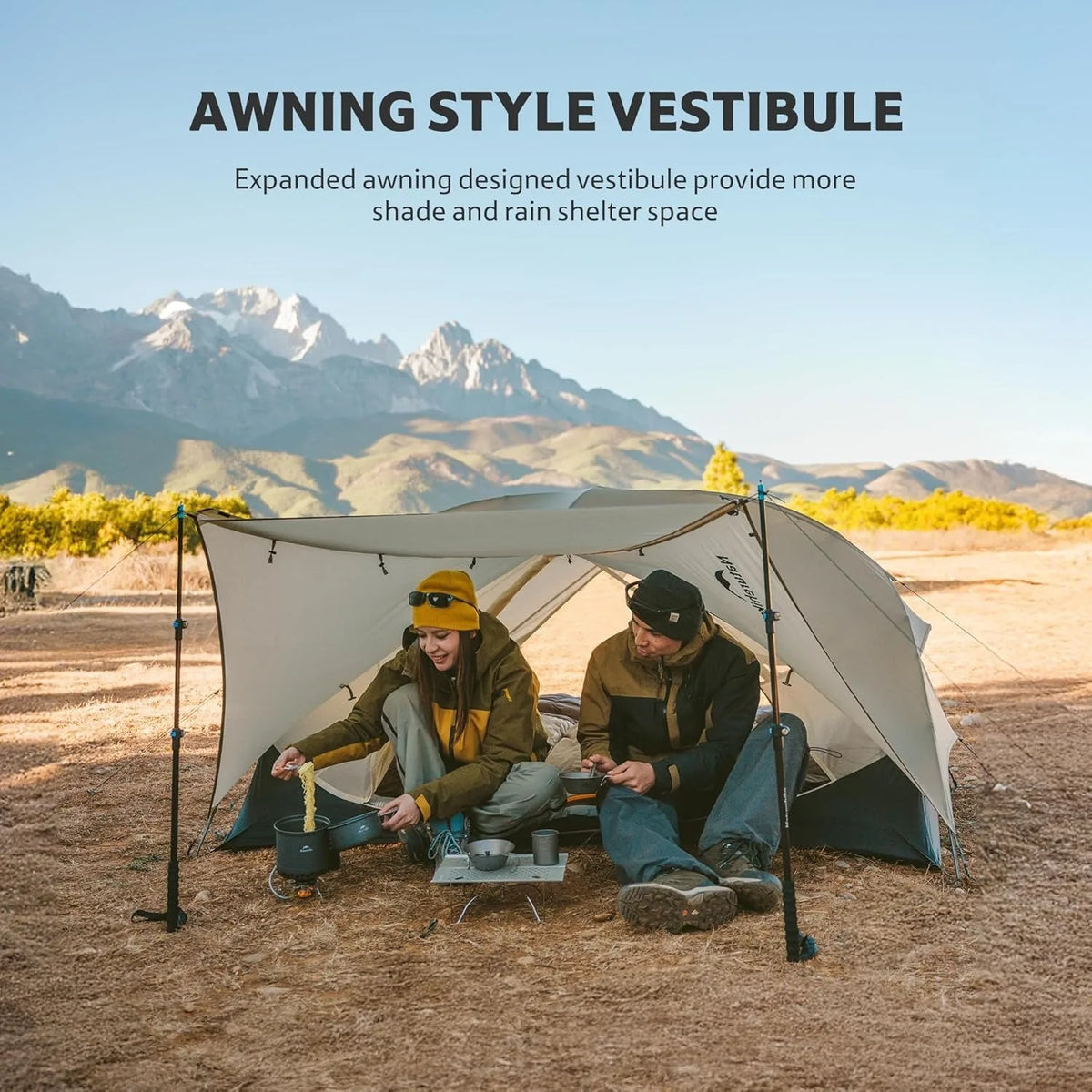 Naturehike Mongar Ultralight Backpacking Tent Waterproof Hiking Shelter