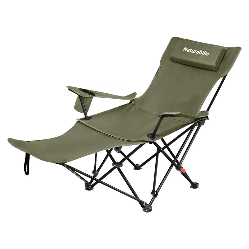 Naturehike Adjustable Folding Recliner Camping Chair With Footrest