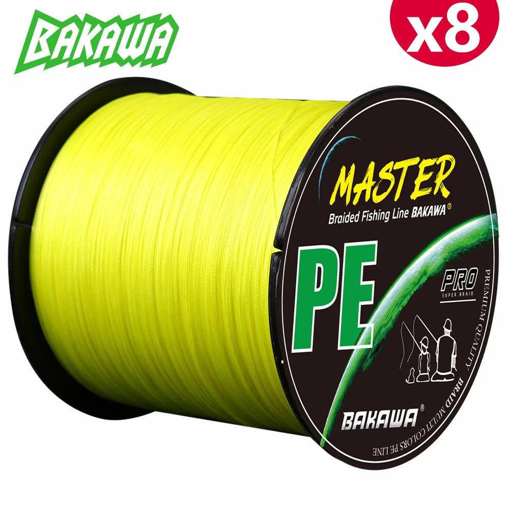 Bakawa X8 Braided Fishing Line For Freshwater And Saltwater