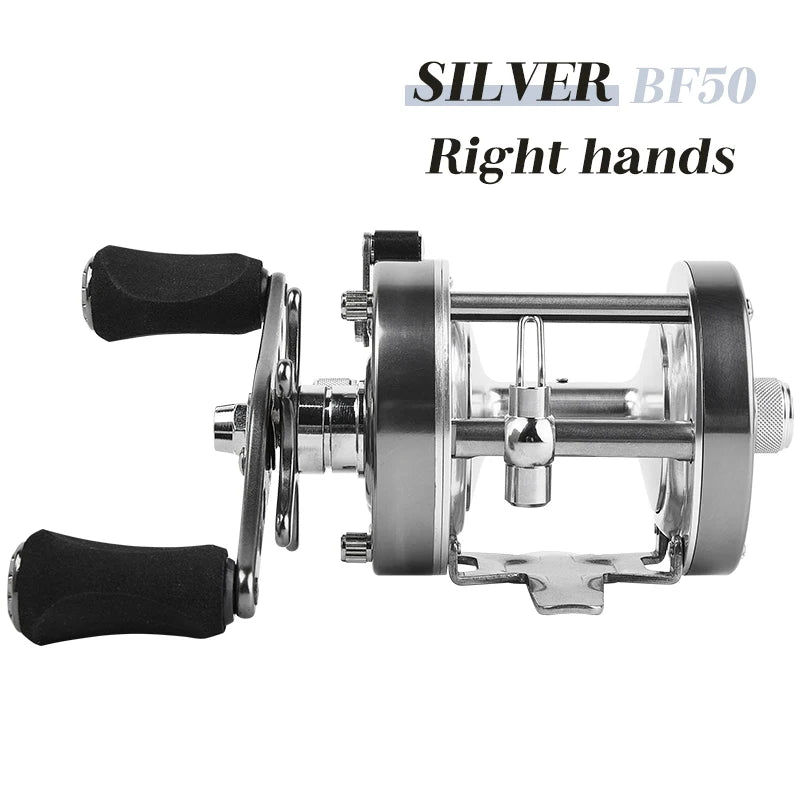 Billings Trolling Drum Fishing Reel With Aluminum Spool