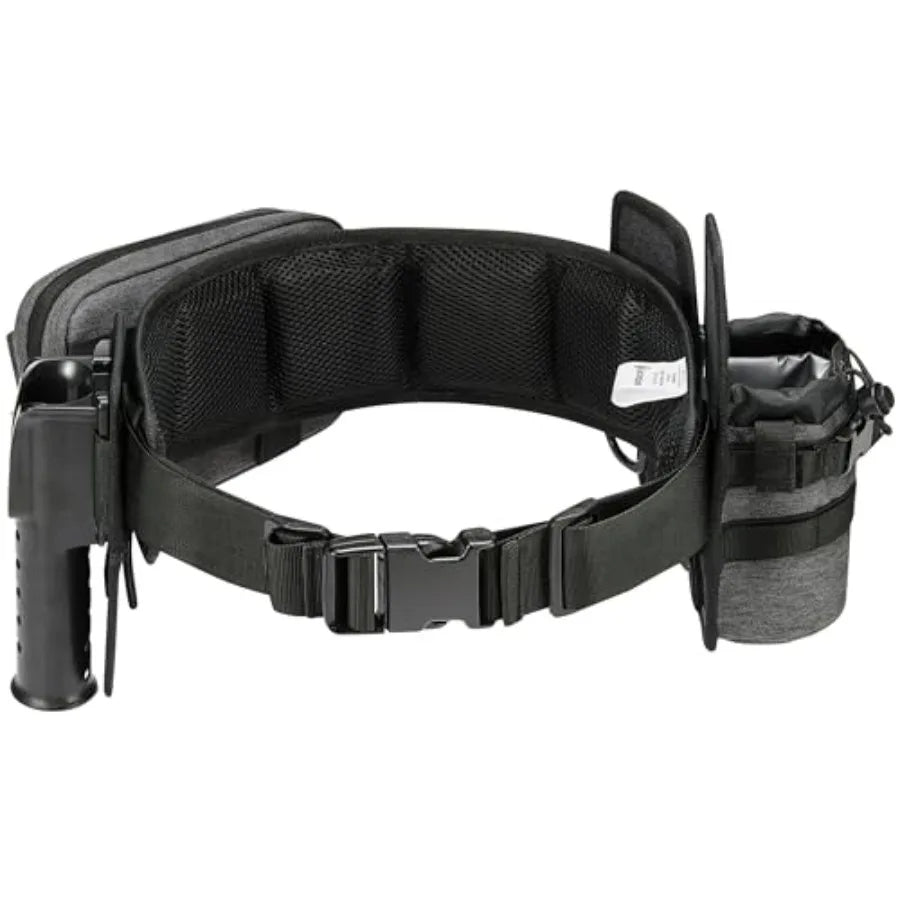 Modular Fishing Wading Belt With Rod Holder And Tackle Pouch