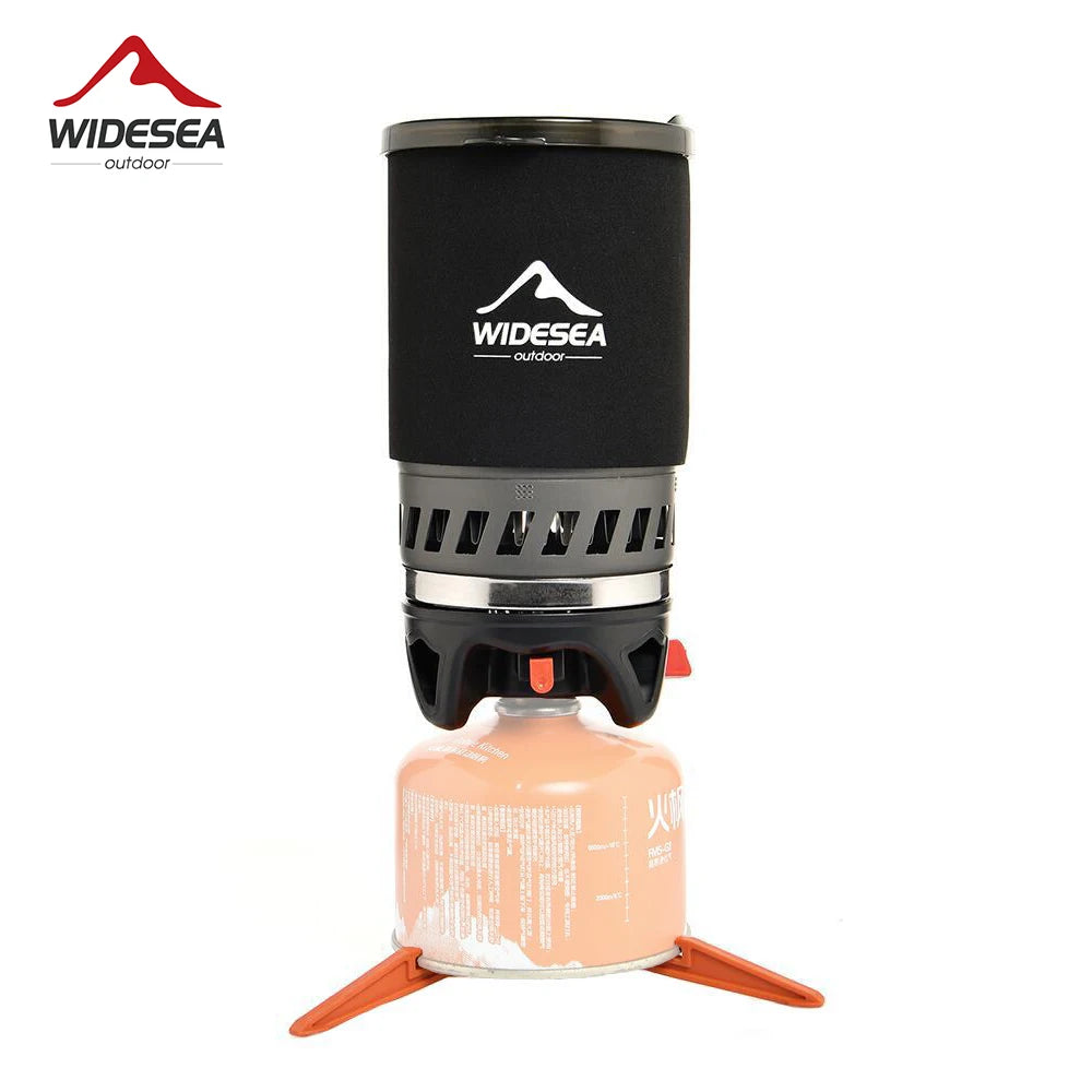 Widesea Camping Stove Cooking System With Heat Exchanger