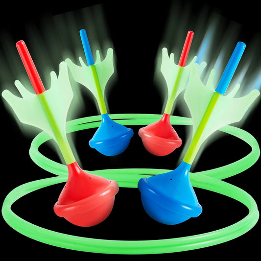 Joyfy Glow In The Dark Lawn Darts Outdoor Family Game