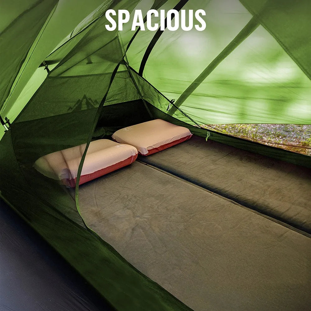 Night Cat Ultralight Waterproof Backpacking Tent For Hiking And Camping