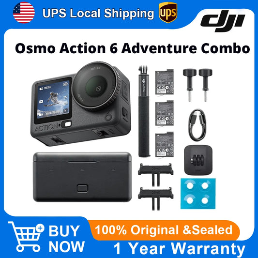 DJI Osmo Action 6 Waterproof 4K Adventure Camera Combo