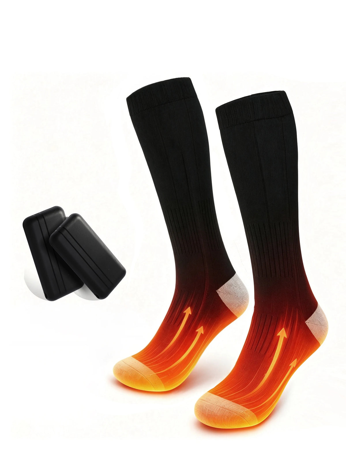 CalorCore Rechargeable Heated Socks With Three Heating Settings