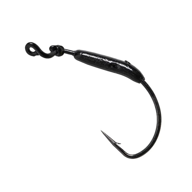 Weighted Fishing Hook for Secure Bait Anchoring and Strengthburugburu