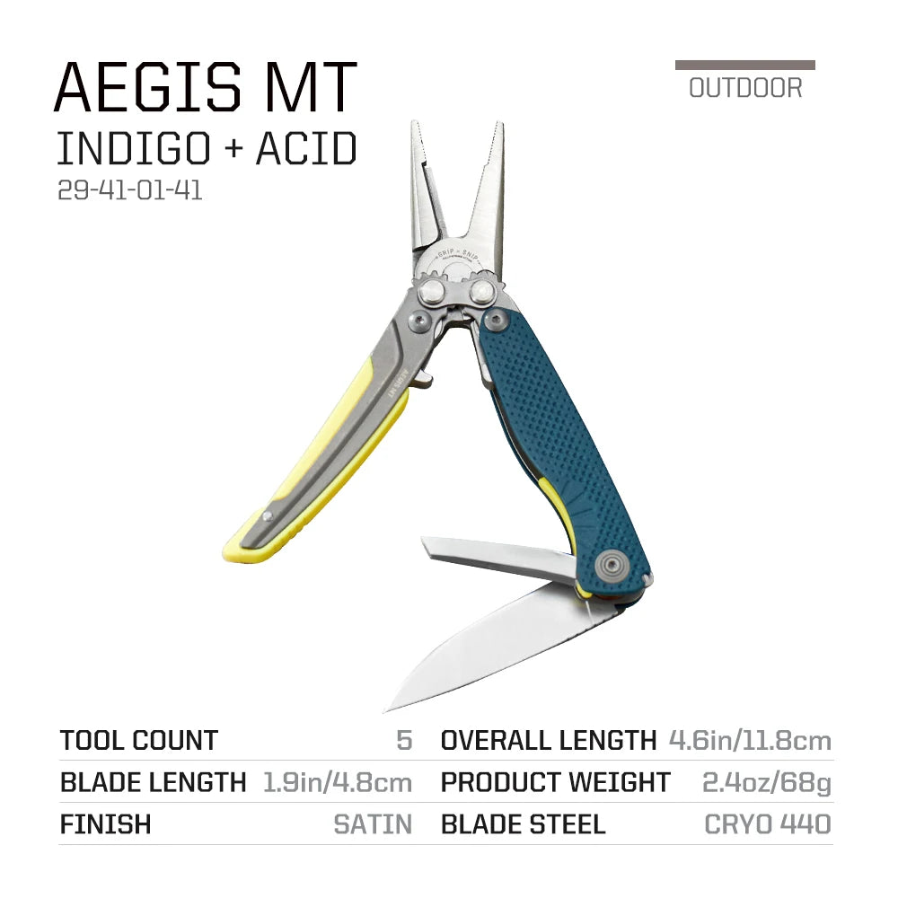 SOG Aegis Multifunctional Pocket Multitool for Outdoor Use