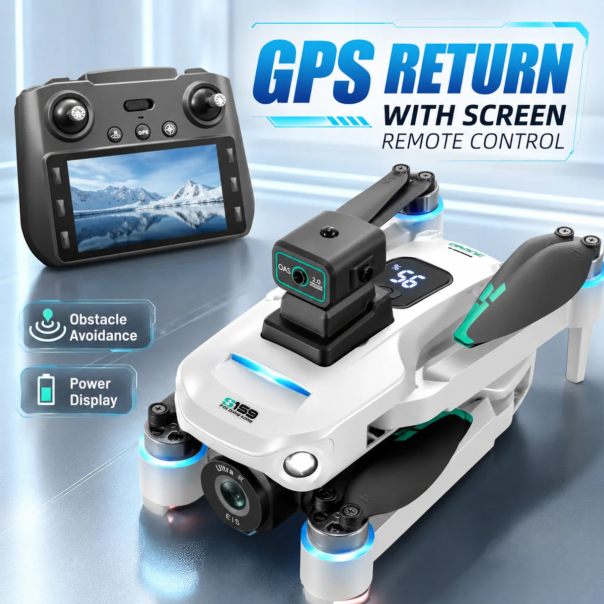 ZNLYRION S159 Brushless GPS Drone With 8K Camera