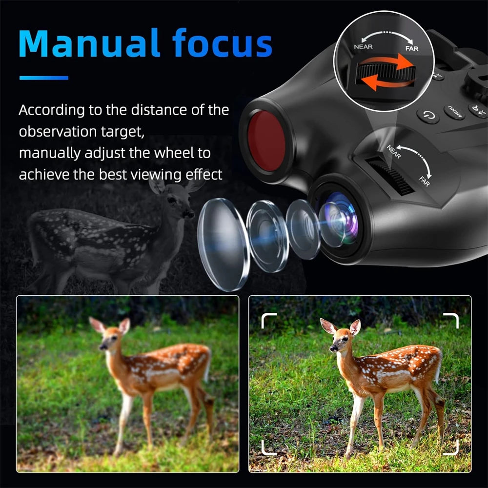 GTGUARD Digital Night Vision Binoculars for Hunting and Outdoor Use